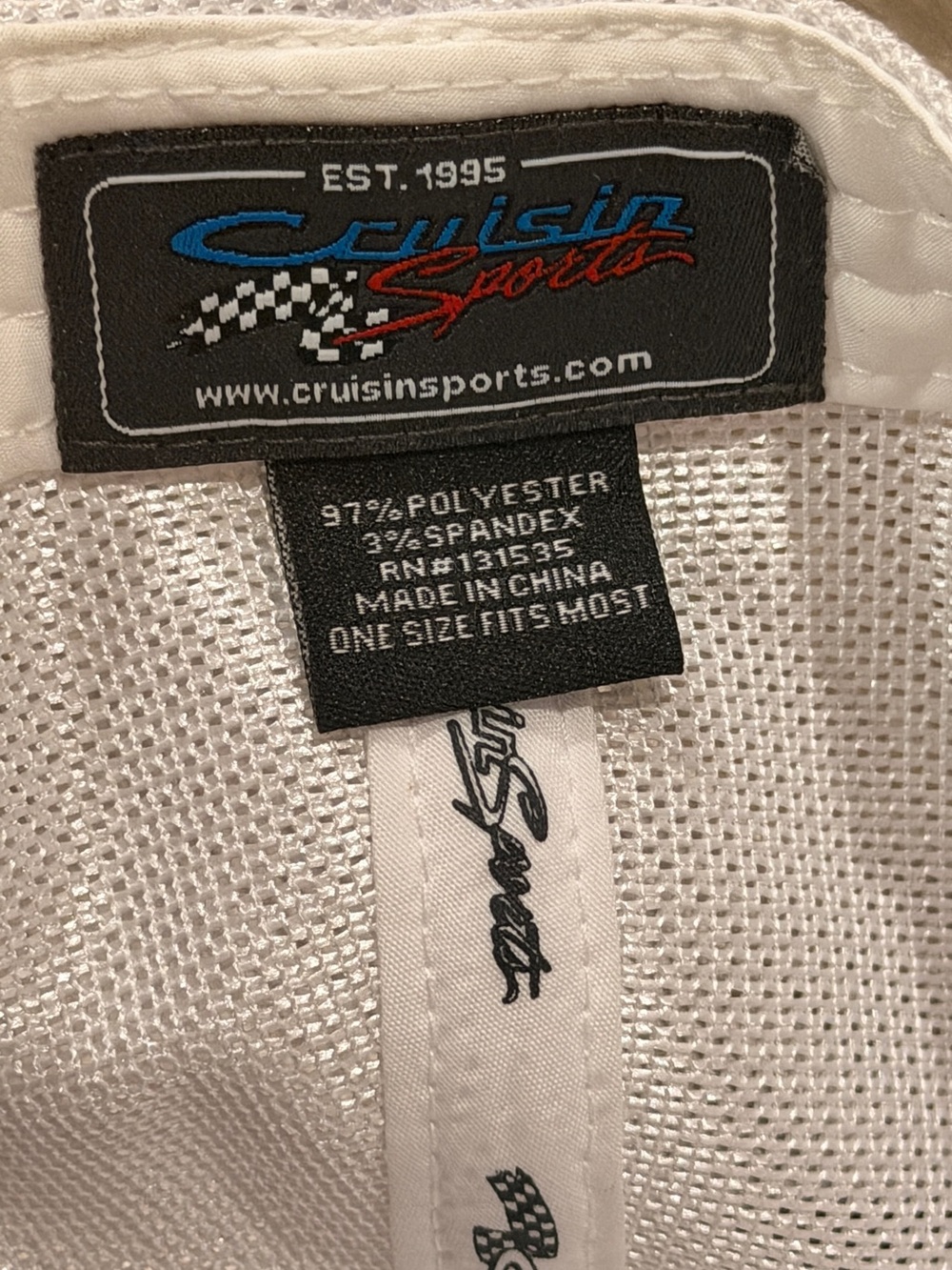 Nascar Navy, White & Red 97 Trucker Hat - Picture 8 of 8